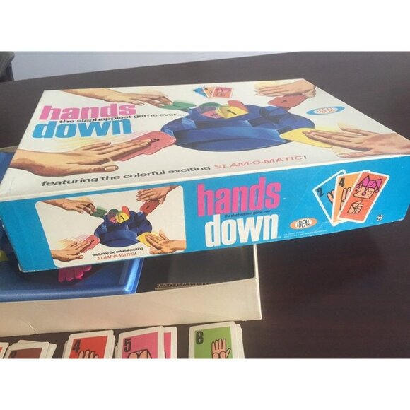 1964 Ideal Hands Down Slam-O-Matic Board Game Vintage Complete Game - Picture 6 of 10